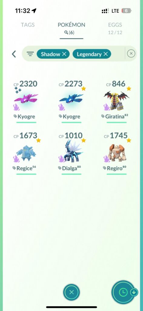 How many shadow legendary do you guys have?
