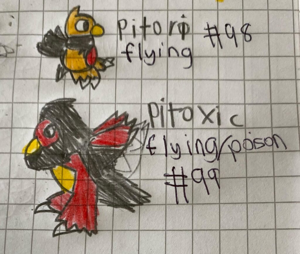 Poison bird fakemon