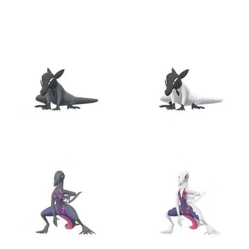 Shiny Salandit Family Comparison