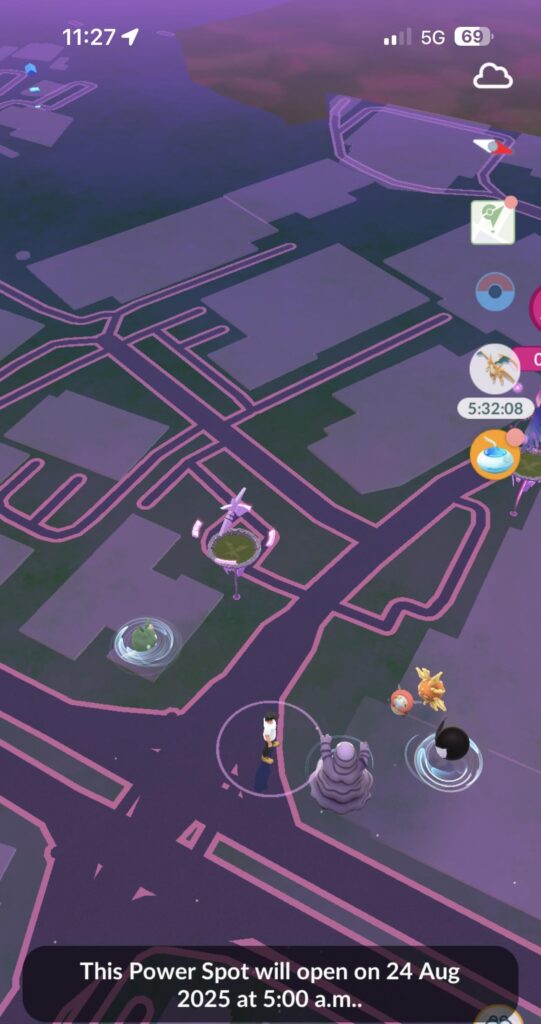 Not all power spots are open