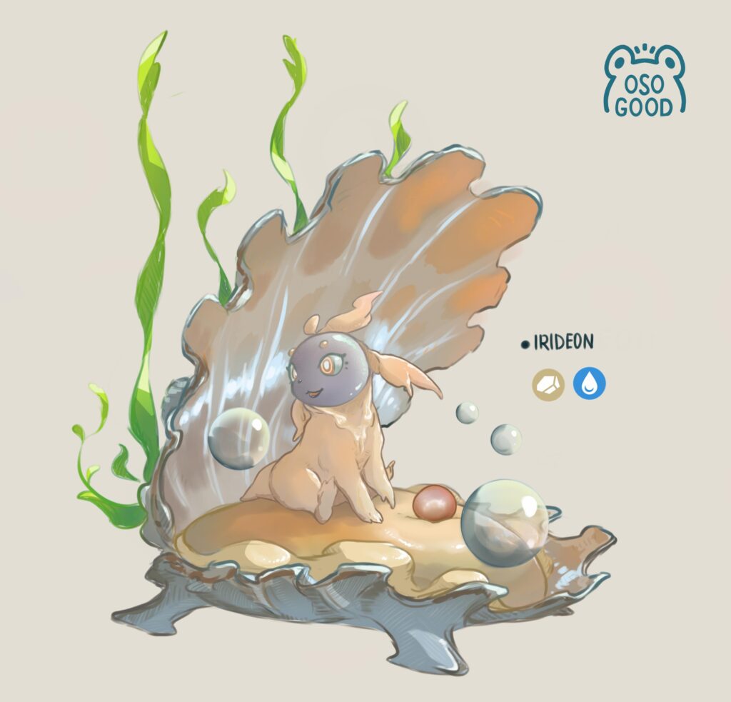 Irideon The Mother pearl Pokemon