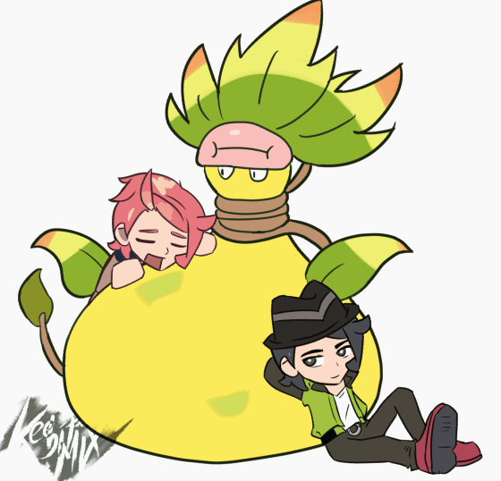 [OC] Mega Victreebel seems MEGA COMFY. [Animated]
