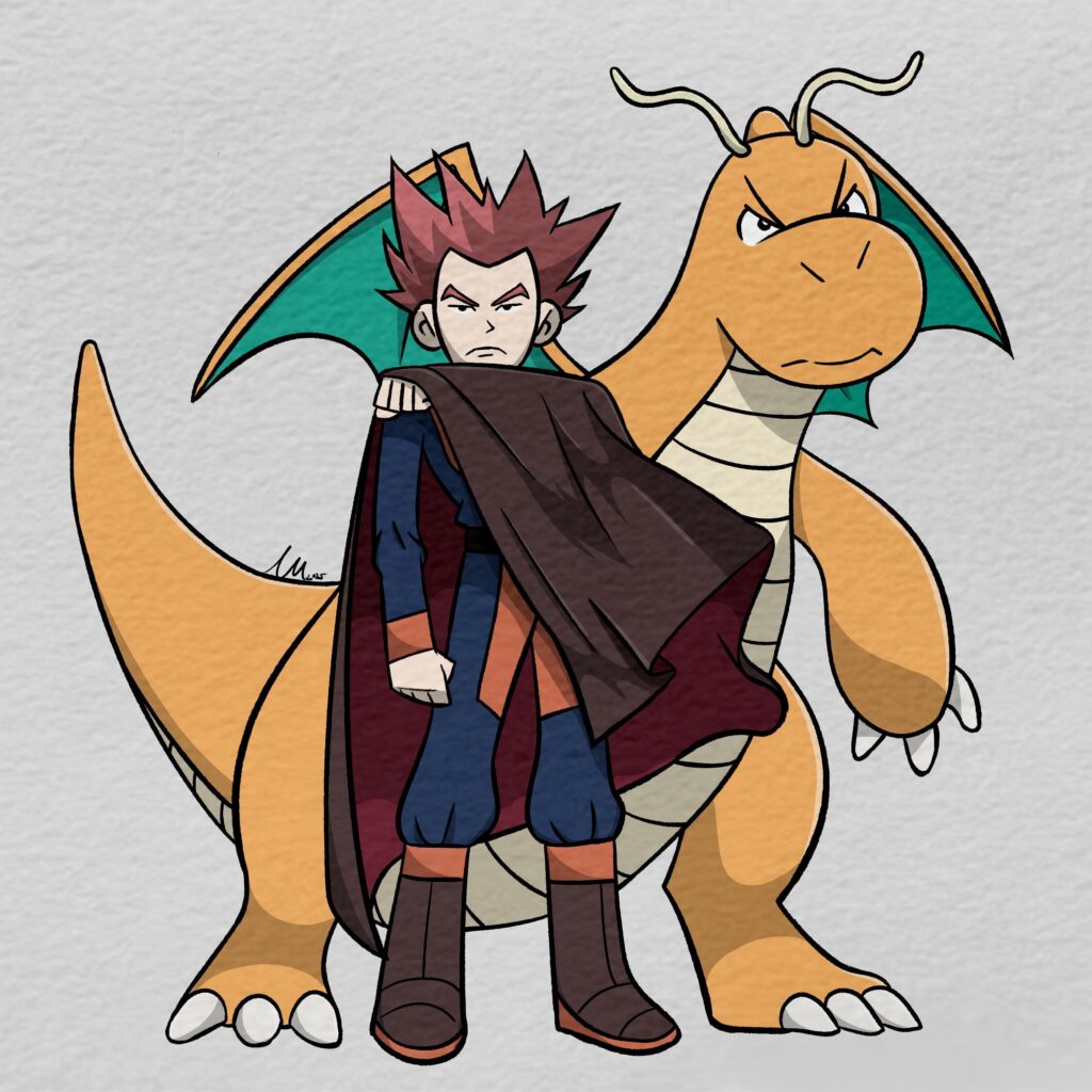 [OC] Lance and dragonite