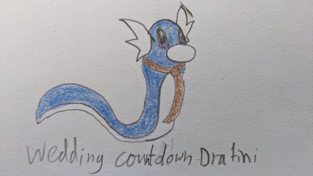 Dragonite is the groom and Mew and Mewtwo are the rings to finish out the wedding