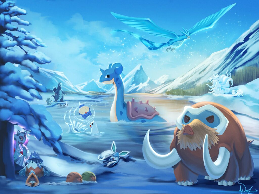 Winter wonderland. Can you spot the shinies?