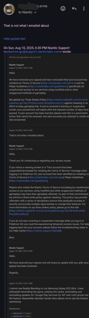 Customer support?