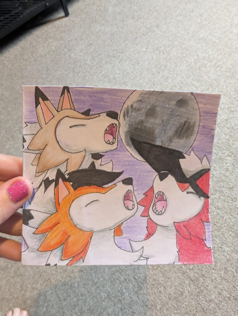 A few of my favourite illustrations I drew for Pokémon card orders (OC)