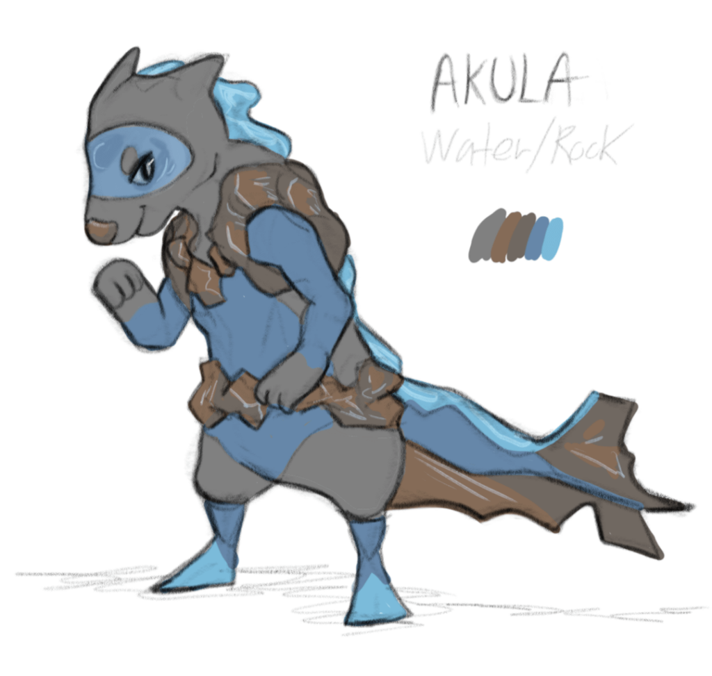 Water types for my fakemon region! :D.