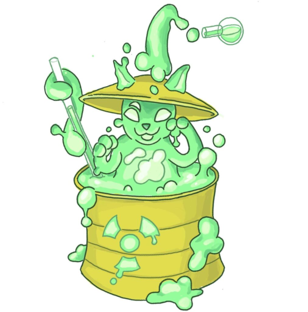 Alchemat - Based on nuclear waste, mutation, Schrödinger's cat, and alchemy!