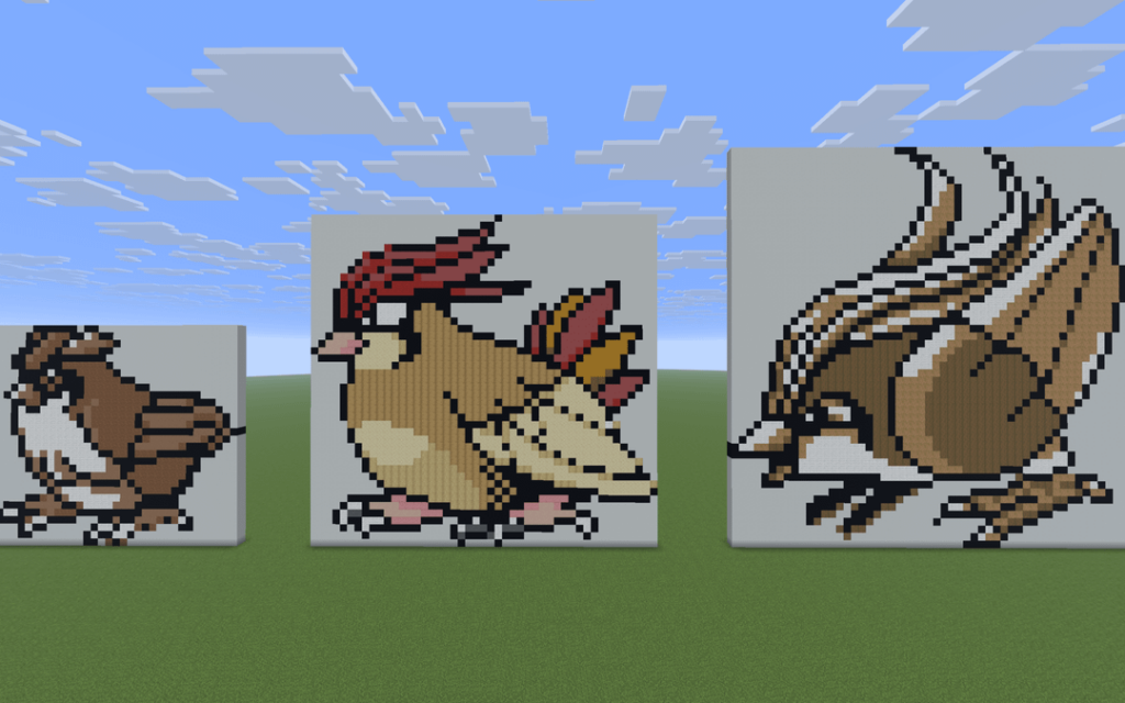 Part 2 in making Pokemon sprites in Minecraft (OC)