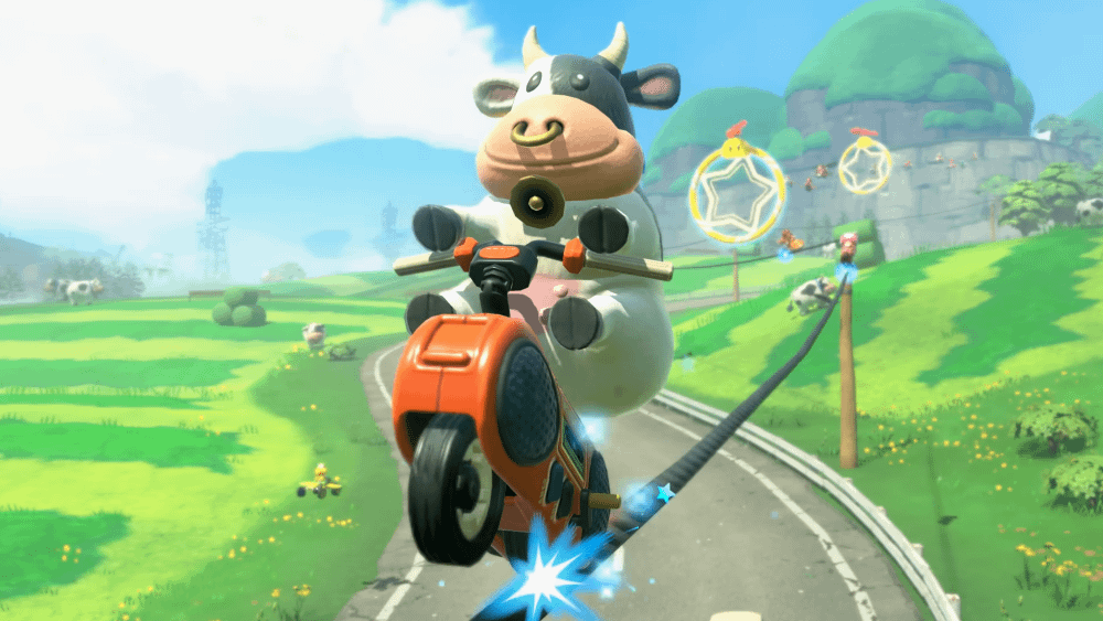 PETA Urges Nintendo to Remove 'Mario Kart World' Cow's Nose Ring