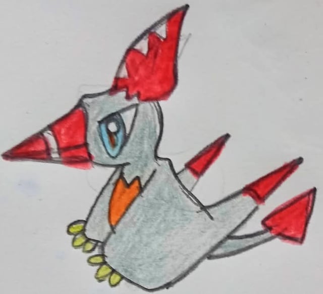 Pokémon fósil cresta Type: Rock/Flying