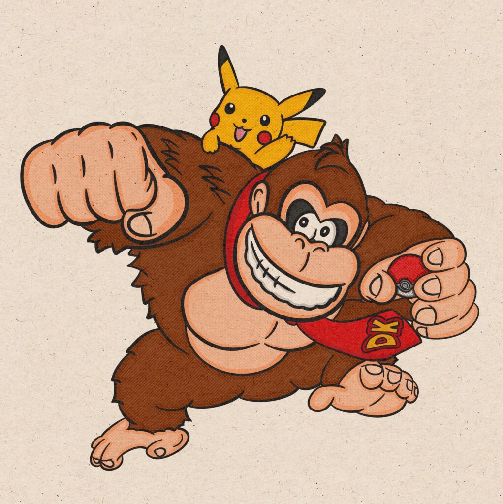DK & Pikachu [OC]