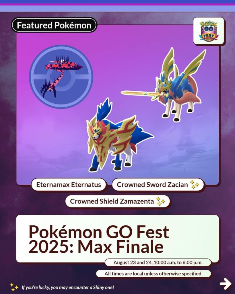 Max Finale Niantic Infographic