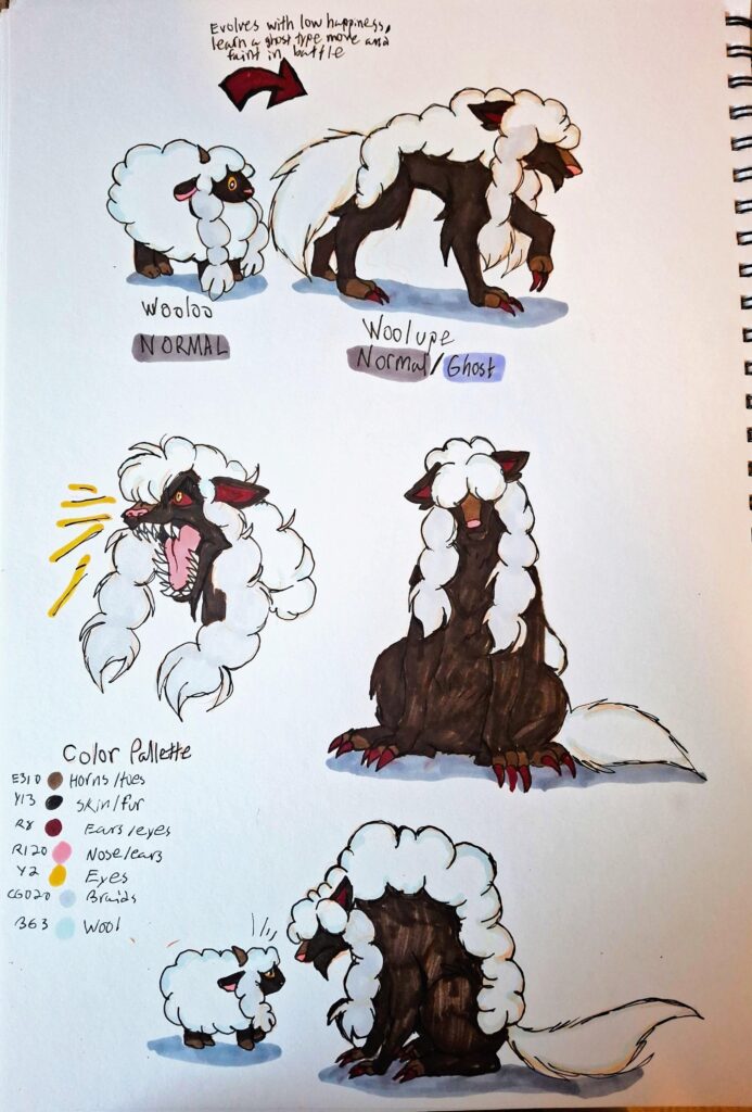 Wooloo and Woolupe (OC)