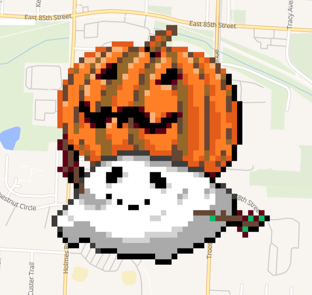 I made one of my Fakemon, Yukita, on Wplace