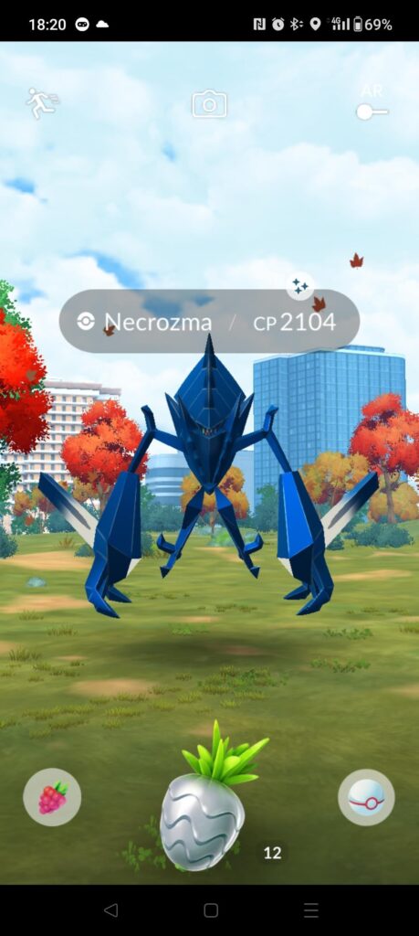 My first shiny Necrozma and damn was i flabbergasted