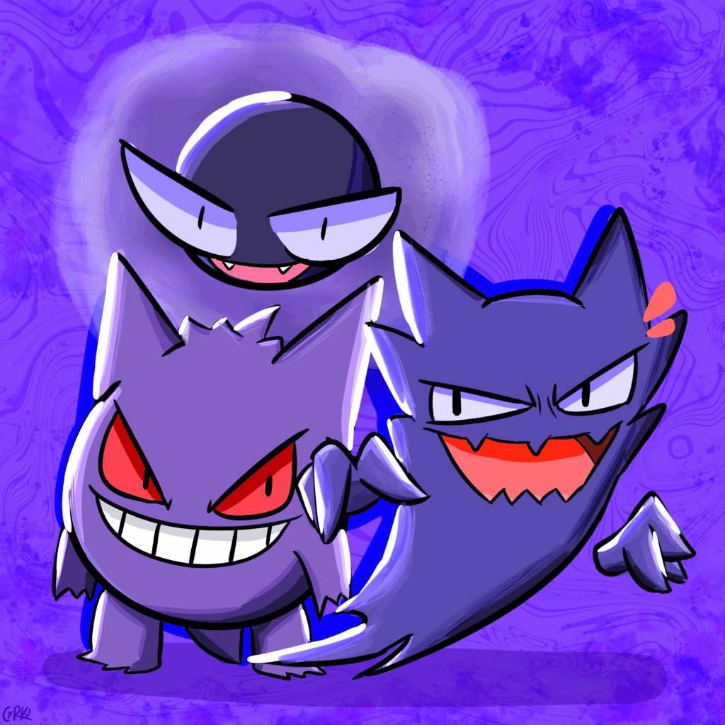 Many Evolutions of Gastly