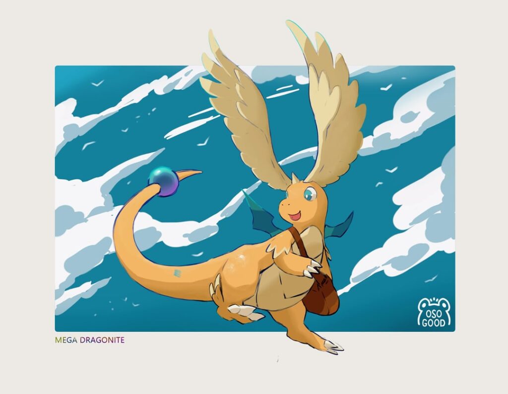 (OC) Mail delivery Mega Dragonite