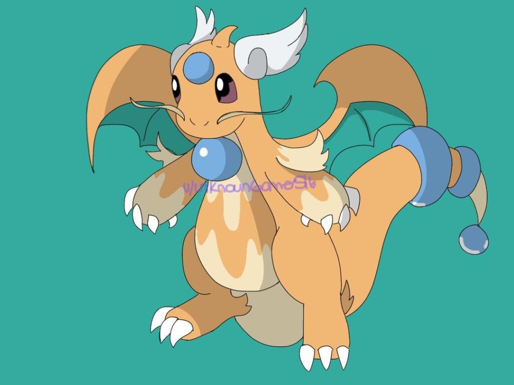 Wanted to make a redesign of mega dragonite