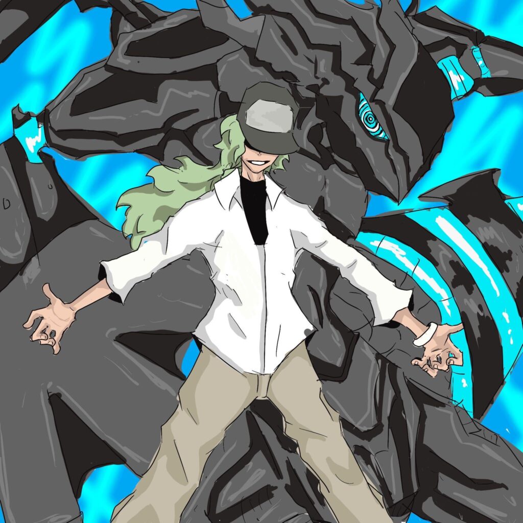 I just beat pokemon white so i decided to draw N