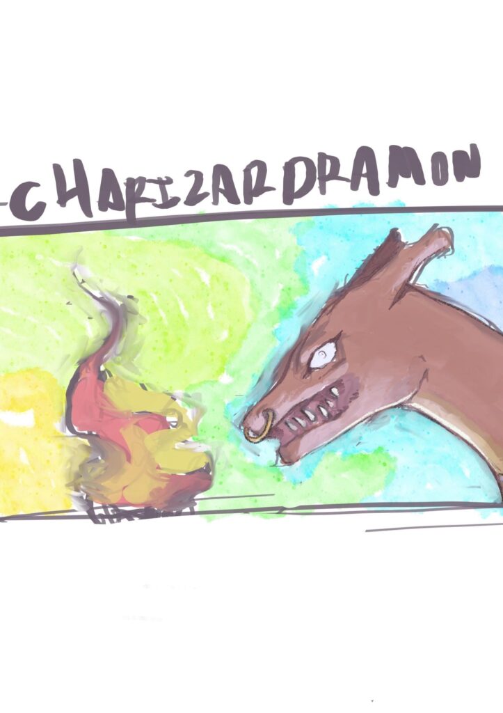 Charizardramon by me