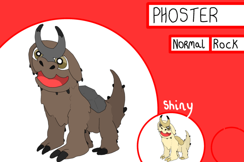 The Ace of the first Gym Leader is a loveable Rugrat- Meet Phoster and Furrensin, a Normal / Rock Hybrid with a giant heart!