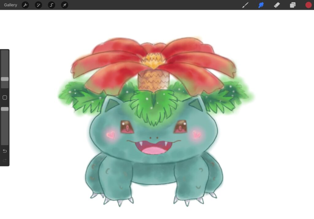 Venusaur but cute ❤️ I drew this on my Ipad