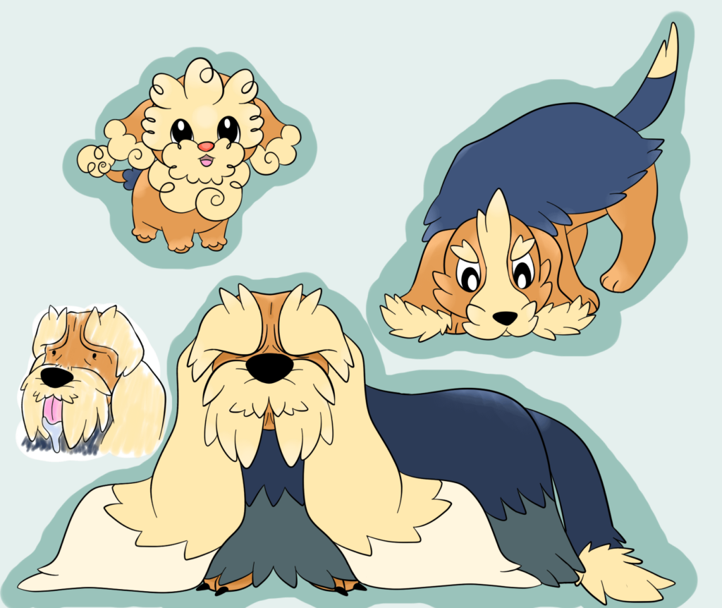 [OC] I made Kalos regional forms for the Lillipup line!
