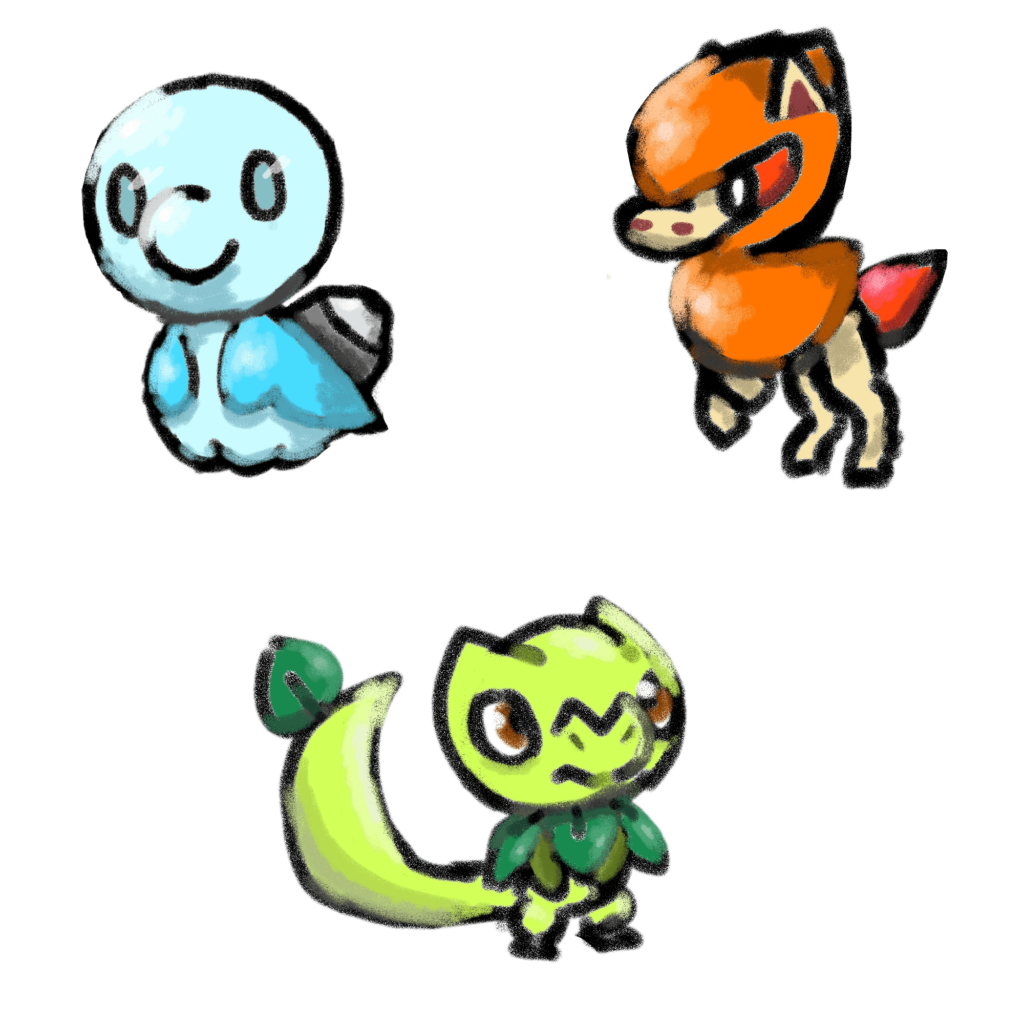 Starters For my Pokemon region