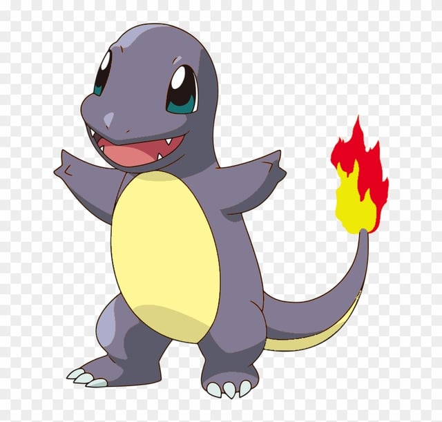 Shiny Charmander and Shiny Charmeleon (my versions)