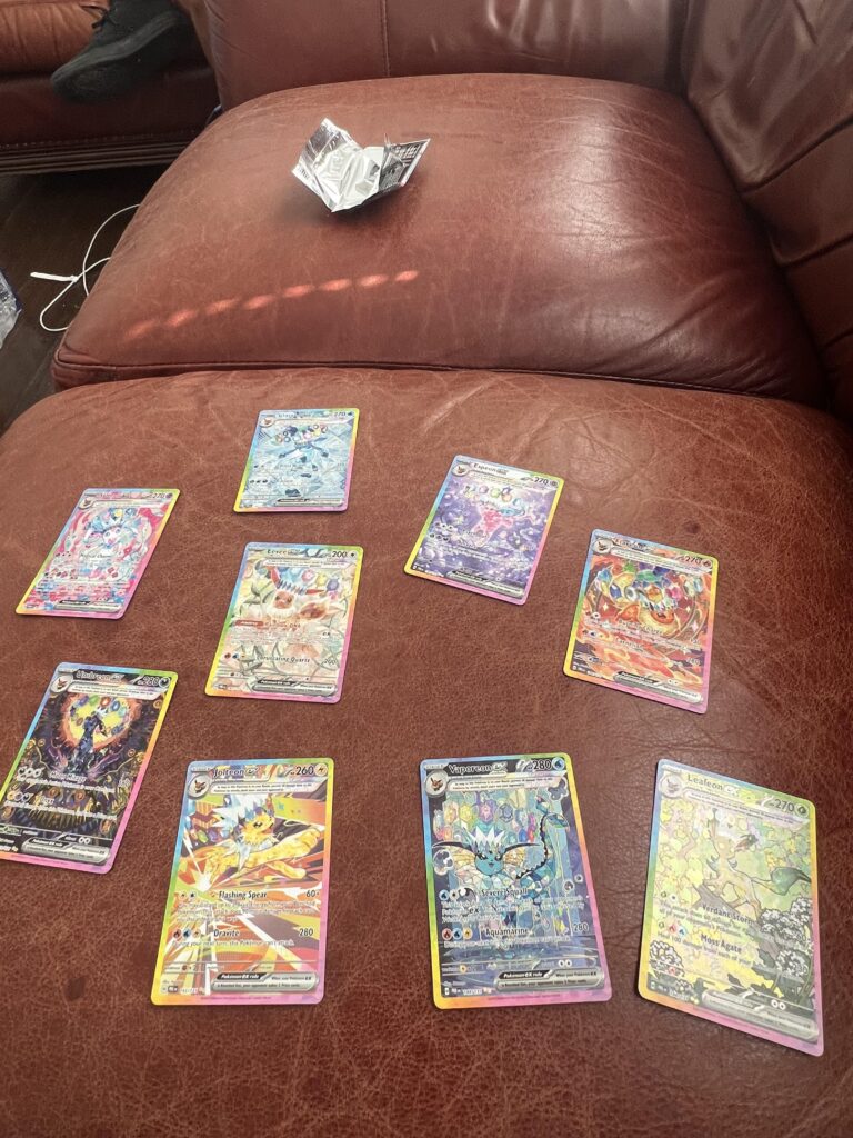 4TH PACK OF PRISMATIC EVOLUTION I EVER OPENED AND I GOT A GOD PACK