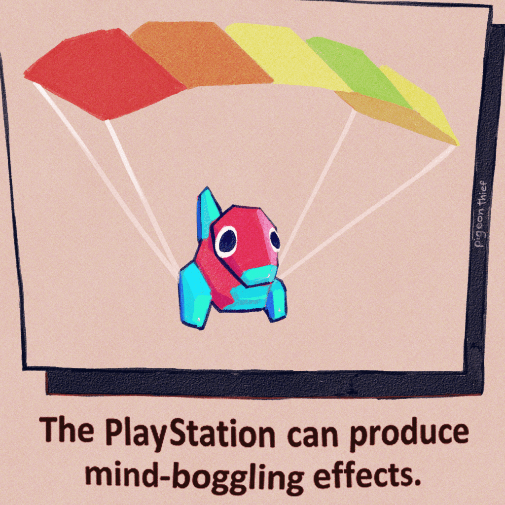 "The PlayStation Can Produce Mind-Boggling Effects" [OC]