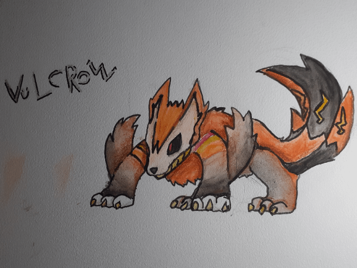 Vulcrow my fakemon