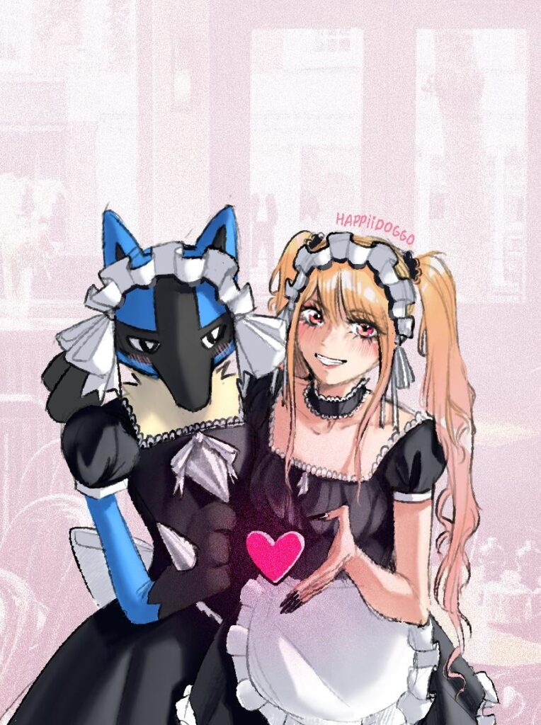 [OC] What if Marin (My Dress-Up Darling) and Lucario decided to cosplay together?