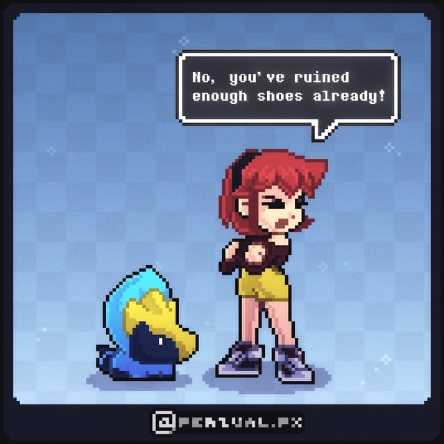 Slice of Pixel - One of my fakemon is getting some background story