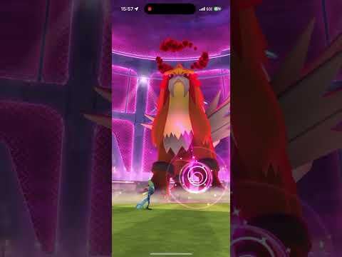 Dmax Entei Solo 🍄 (🎯Iron Head/AoE: Flame Charge), Sun, T2 Helpers