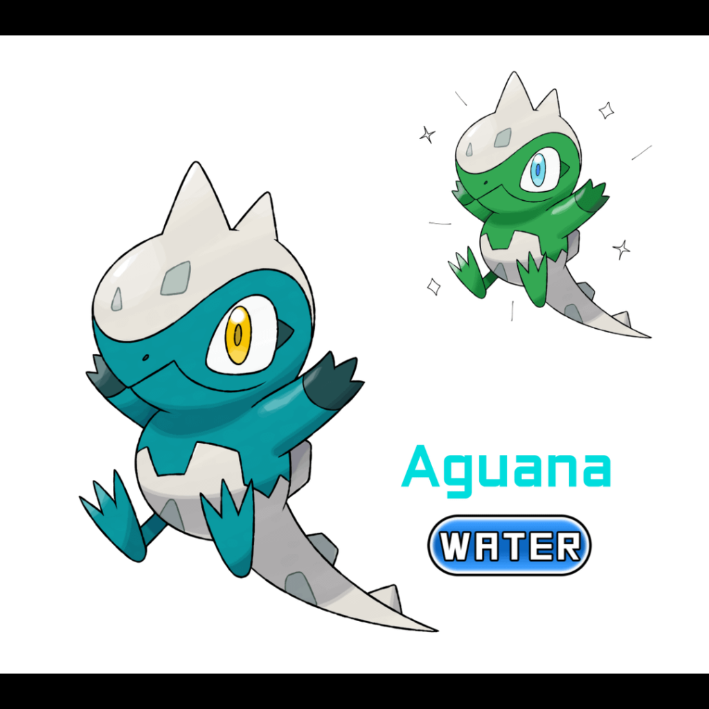 [OC] The Tough Scales Pokémon 🌊⛰️