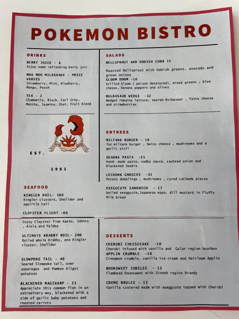 Pokemenu