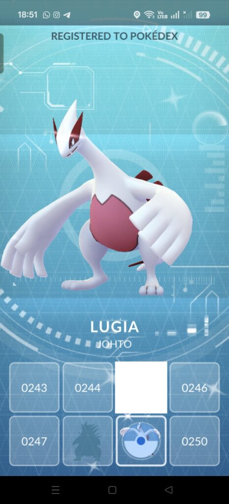 My first Lugia since 2016!