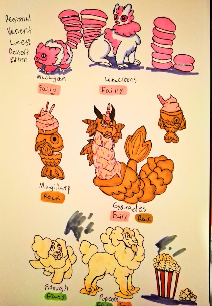 Dessert regional varients,(OC)