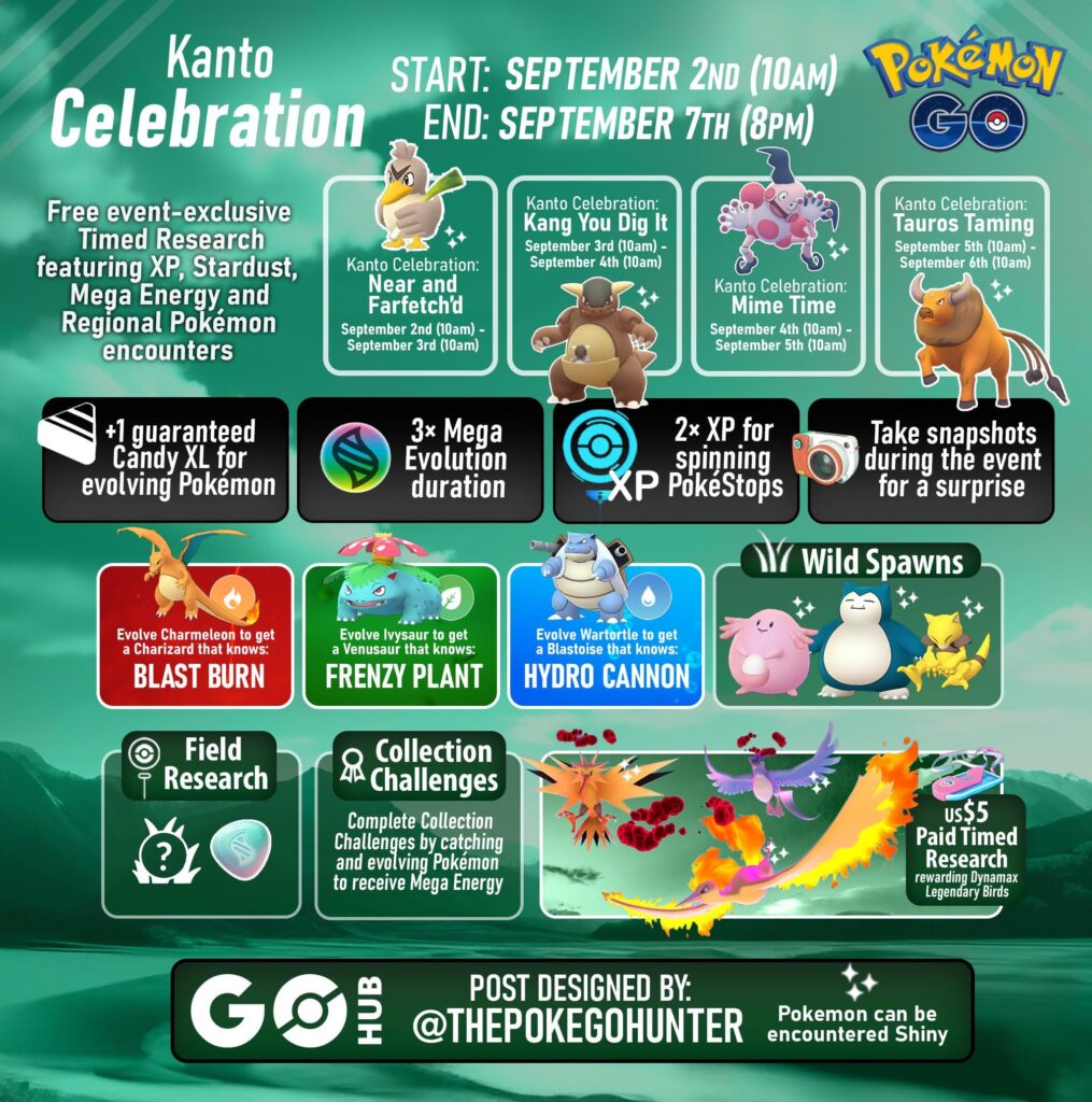 Kanto Celebration event