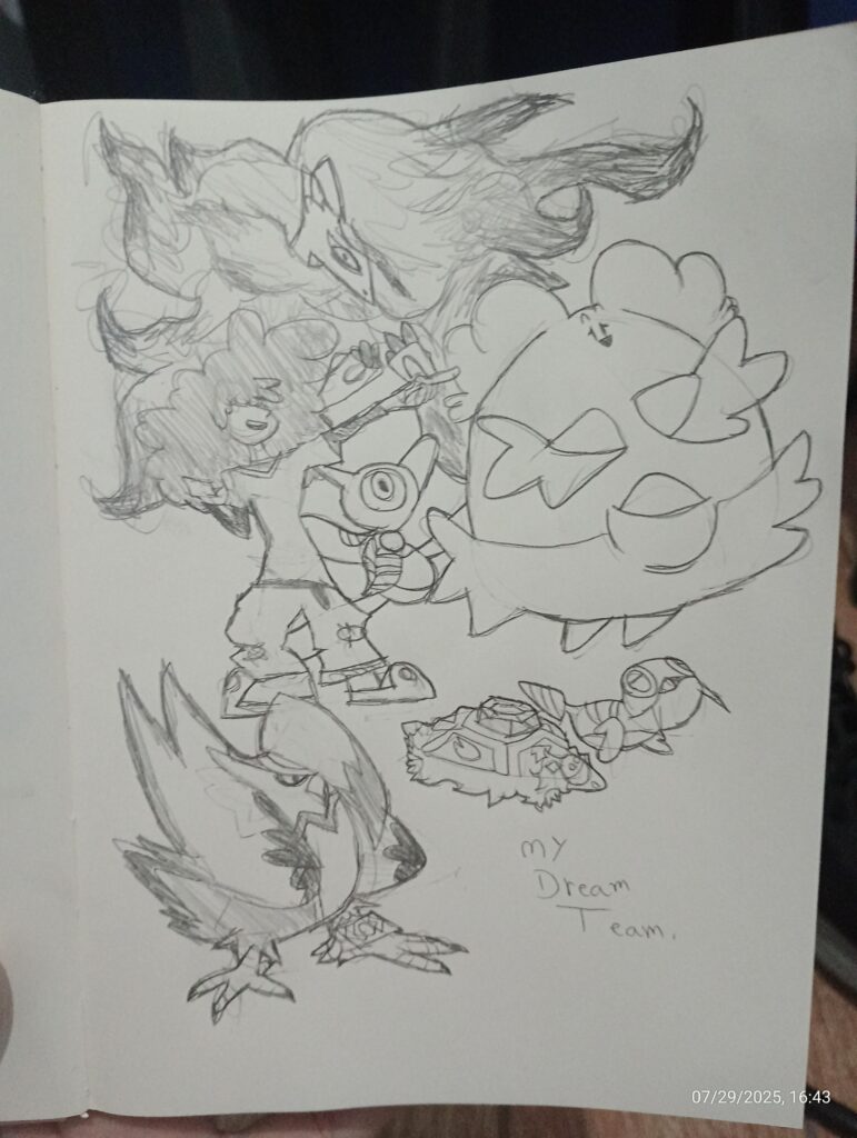 based off this drawing i made, what do you think is my favorite type?