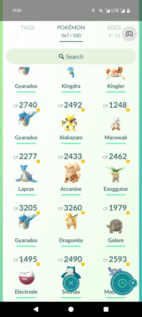 18 pokemon from 2016