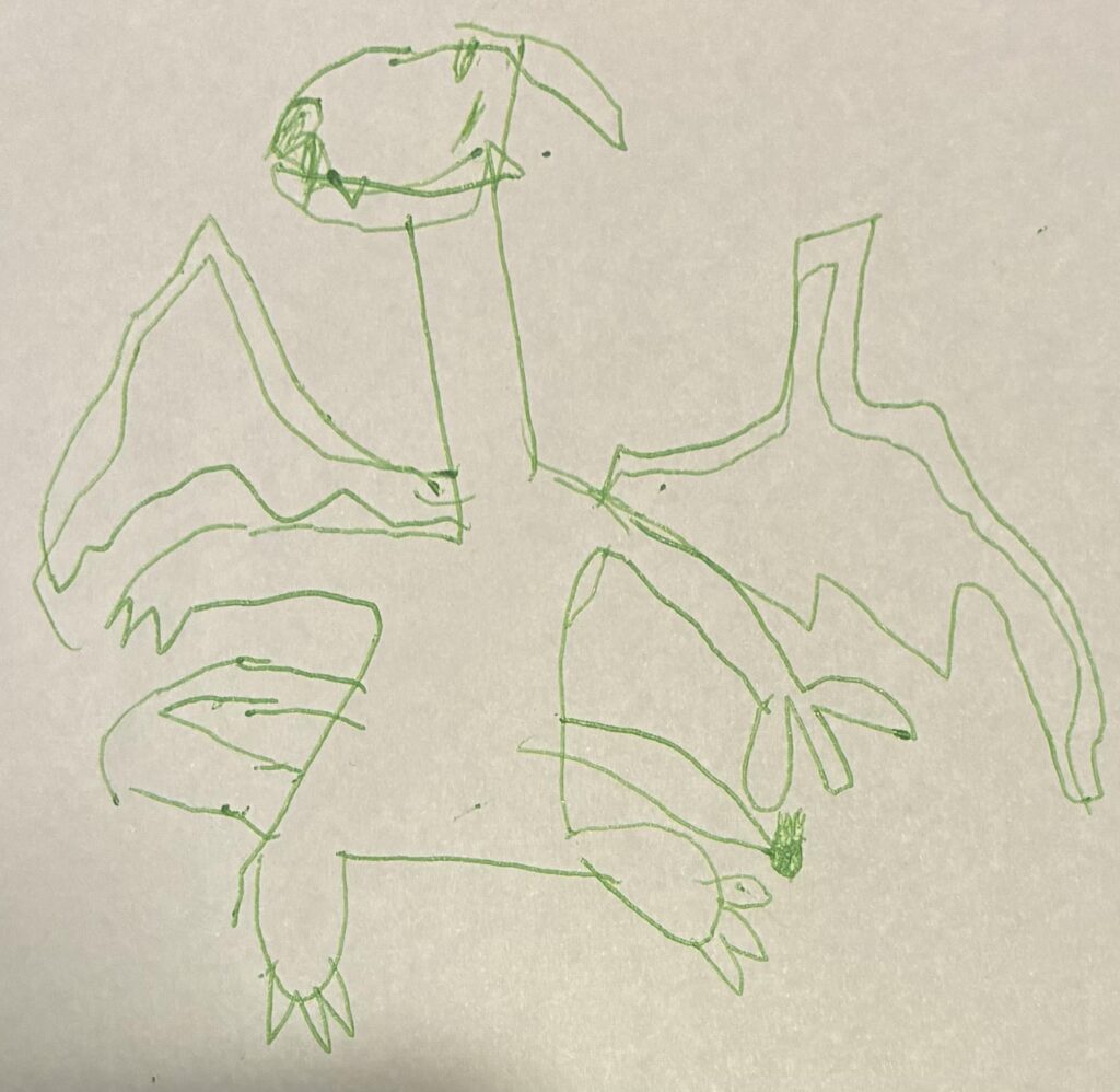 My original charizard artwork