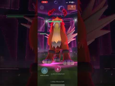 Dynamax Entei Solo 🗡️ (T1 Go Pass), No 🍄, Rainy, T4 Helpers