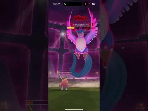 Dmax Articuno Solo (Target: Ancient Power/Spread: Ice Beam) , No helper, no 🍄, no weather boost, with Zac-C