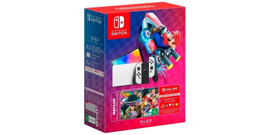 Woot has Switch OLED Mario Kart 8 Deluxe bundle international version for $289.00