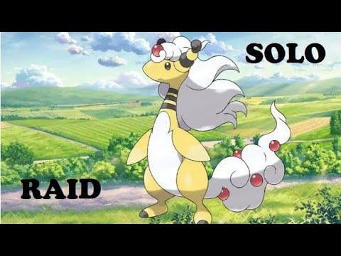 Raid Solo Mega Ampharos/Charger Beam/Thunder VS Black Kyurem LV40(NWB,No Blade Boost)