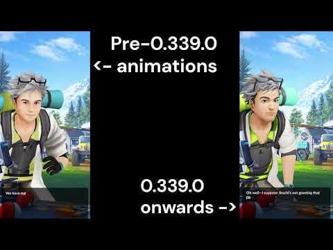 Pokémon GO 0.339.0 Broke Research NPC Animations and Nobody Cares
